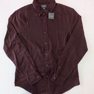 Club Monaco Burgundy Men's Shirt
